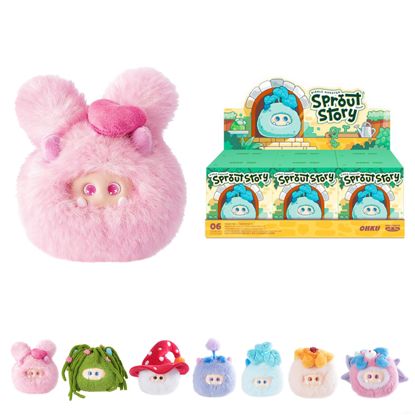 Amazon.com: OHKU Giggle Monster Sprout Story Series Plush Blind